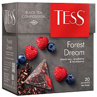Чай Tess "Forest Dream", чёрный, 20 пирамидок