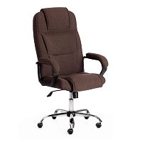 Кресло для руководителя BERGAMO, 670х470х1300 мм, ткань, хром, ассорти