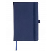 Записная книжка Bullet, А5, 256 страниц, на резиночке, без ручки, синяя