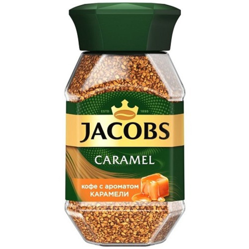 Кофе растворимый Jacobs "Monarch Caramel", 95 гр, стеклянная банка