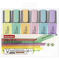 Набор текстовыделителей Luxor "Pasteliter" 1-3 мм, 6 цветов