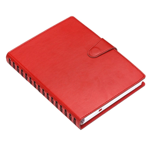 Ежедневник недатированный Misterio А5, 352 страниц, кожзам, красный фото 2