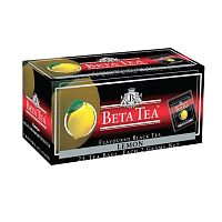 Чай Beta "Лимон", чёрный, 25 пакетиков