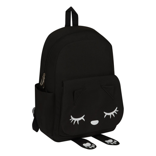 Рюкзак MESHU "Black Cat", 42х29х13 см, 1 отделение, 3 кармана, уплотн. спинка фото 2