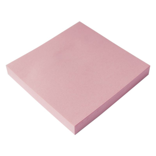 Блок самоклеящийся Silwerhof 76х76 мм, розовый, 100 листов фото 2