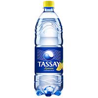 Вода минеральная Tassay "Лимон", газированная, пластик, 1 л