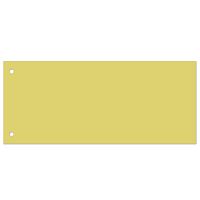 Разделитель картонный BRAUBERG, 240х105 мм, жёлтый, 100 шт.