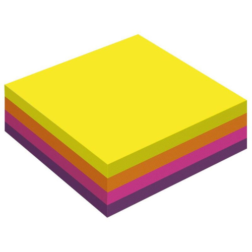 Блок самоклеящийся Attache "Selection" 51x51 мм, 4 неоновых цвета, 400 листов фото 2