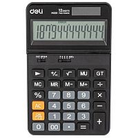 Калькулятор настольный DELI "M320" 12 разрядный, 178х110х26.5 мм, черный