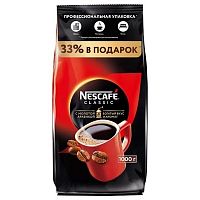 Кофе растворимый Nescafe "Classic", 1000 гр, мягкая упаковка