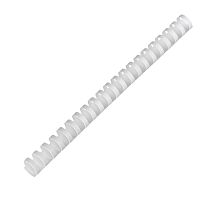 Пластиковые пружины D=22 мм, овальные, белые, 50 шт.