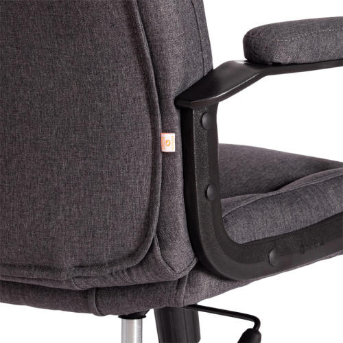 Кресло для руководителя BERGAMO, 670х470х1300 мм, ткань, хром, ассорти фото 6