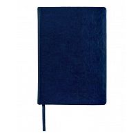 Ежедневник недатированный Silvano А5, 352 страниц, с серебряным срезом, синий