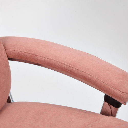 Кресло для персонала SOFTY LUX, 650х450х1360 мм, флок, розовый фото 13