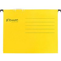Подвесная папка Комус Foolscap, А4+ (366x242 мм), жёлтая