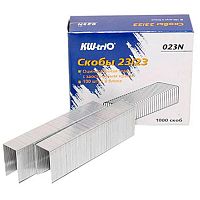 Скобы KW-trio для степлера №23/23, оцинкованные, 1000 шт.