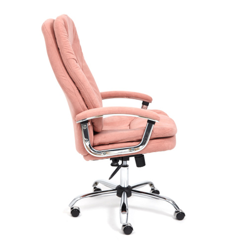 Кресло для персонала SOFTY LUX, 650х450х1360 мм, флок, розовый фото 7