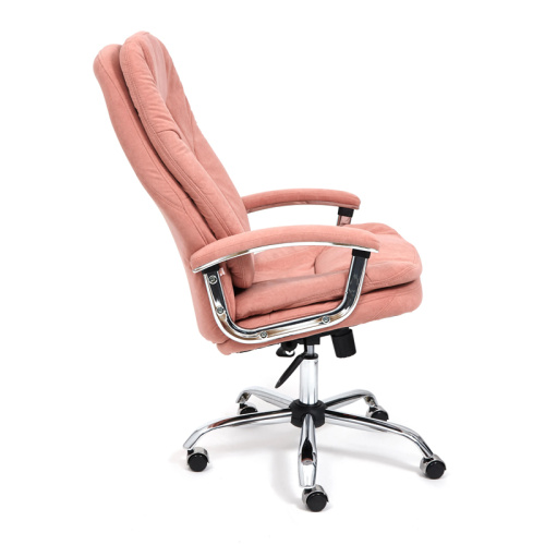 Кресло для персонала SOFTY LUX, 650х450х1360 мм, флок, розовый фото 8