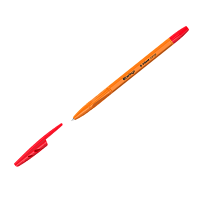 Ручка шариковая Berlingo "Tribase Orange" 0,7 мм, красная