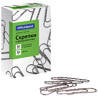 Скрепки OfficeSpace 50 мм, гофрированные, 50 шт.