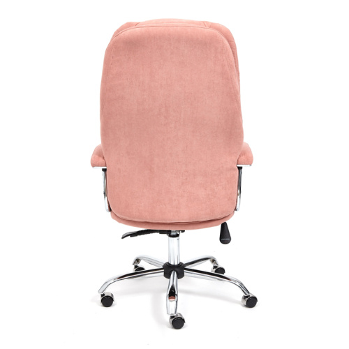 Кресло для персонала SOFTY LUX, 650х450х1360 мм, флок, розовый фото 5