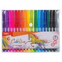 Фломастеры DELI "ColoRun", 18 цветов