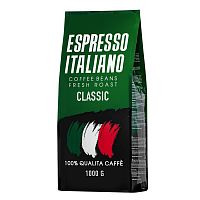 Кофе в зернах Espresso Italiano "Classic", тёмная обжарка, 1000 гр