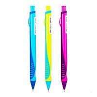 Карандаш механический DELI "Neon", 0,5 мм, трехгранный корпус, ассорти