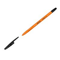 Ручка шариковая Berlingo "Tribase Orange" 0,7 мм, чёрная