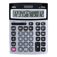 Калькулятор настольный DELI "1616" 12 разрядный, 205х155х33 мм, серый