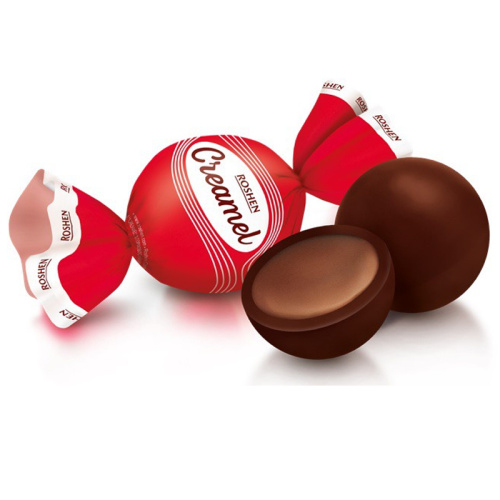 Конфеты шоколадные Roshen "Creamel" со вкусом фундука, 0.8 кг