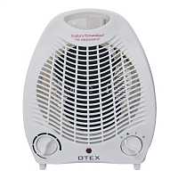 Тепловентилятор спиральный OTEX FH-20BCE белый