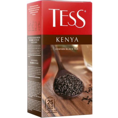 Чай Tess "Kenya", чёрный, 25 пакетиков