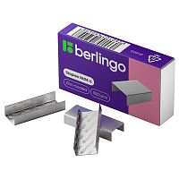 Скобы Berlingo для степлера №24/6, оцинкованные, 1000 шт.
