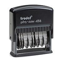 Датер с двойной датой Trodat 4816, 3,8 мм, пластик