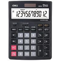 Калькулятор настольный DELI "39203" 12 разрядный, 198х142х41 мм, черный