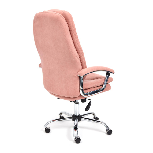 Кресло для персонала SOFTY LUX, 650х450х1360 мм, флок, розовый фото 4