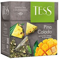 Чай Tess "Pina Colada", зелёный, 20 пирамидок