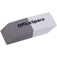 Ластик OfficeSpace, комбинированный, 41х14х8 мм